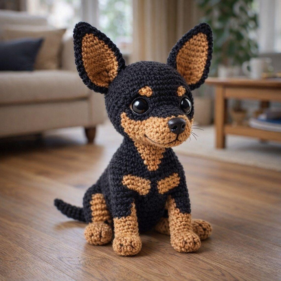 Crochet Dog Amigurumi Pattern PDF, Cute Puppy Toy, Small Dog Plush Tutorial, Digital Download, Beginner Friendly Amigurumi